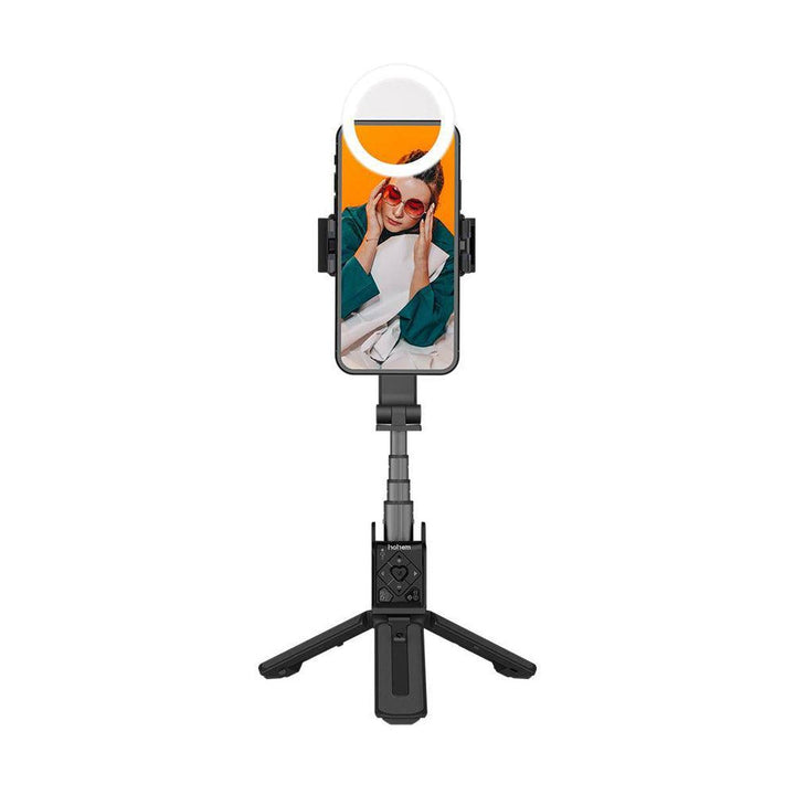 Hohem Q Selfie Stabilizer + Ring Light - DOKUTRONIX
