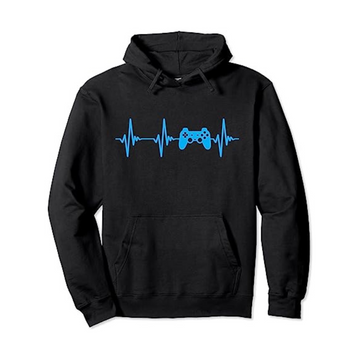 Gamer Heartbeat Hoodie - Gaming Sweatshirt