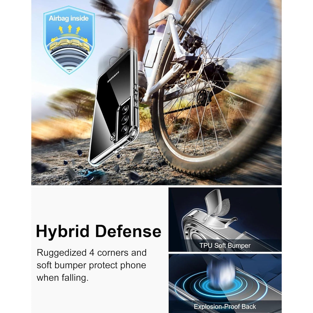 HOOMIL Galaxy S21+ Crystal Clear Shield Case - DOKUTRONIX