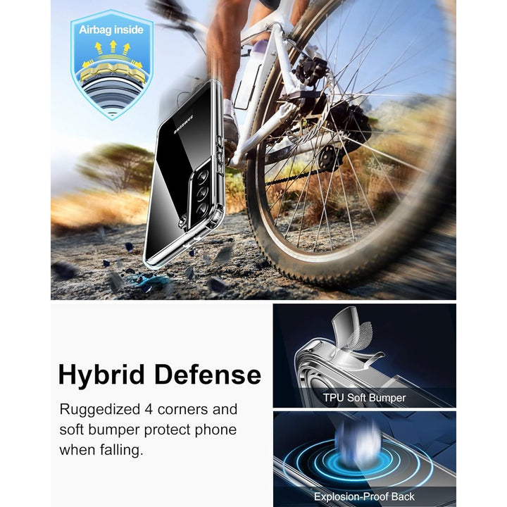 HOOMIL Galaxy S21+ Crystal Clear Shield Case - DOKUTRONIX