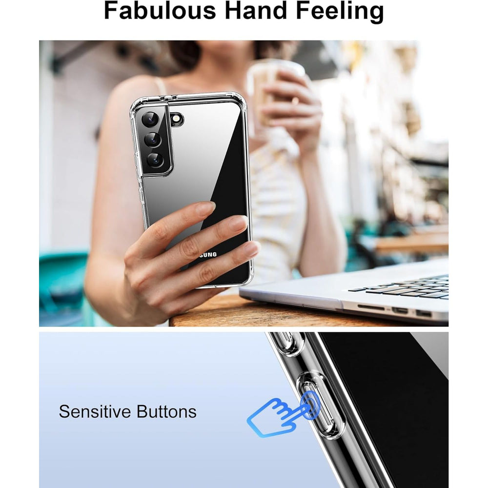 HOOMIL Galaxy S21+ Crystal Clear Shield Case - DOKUTRONIX