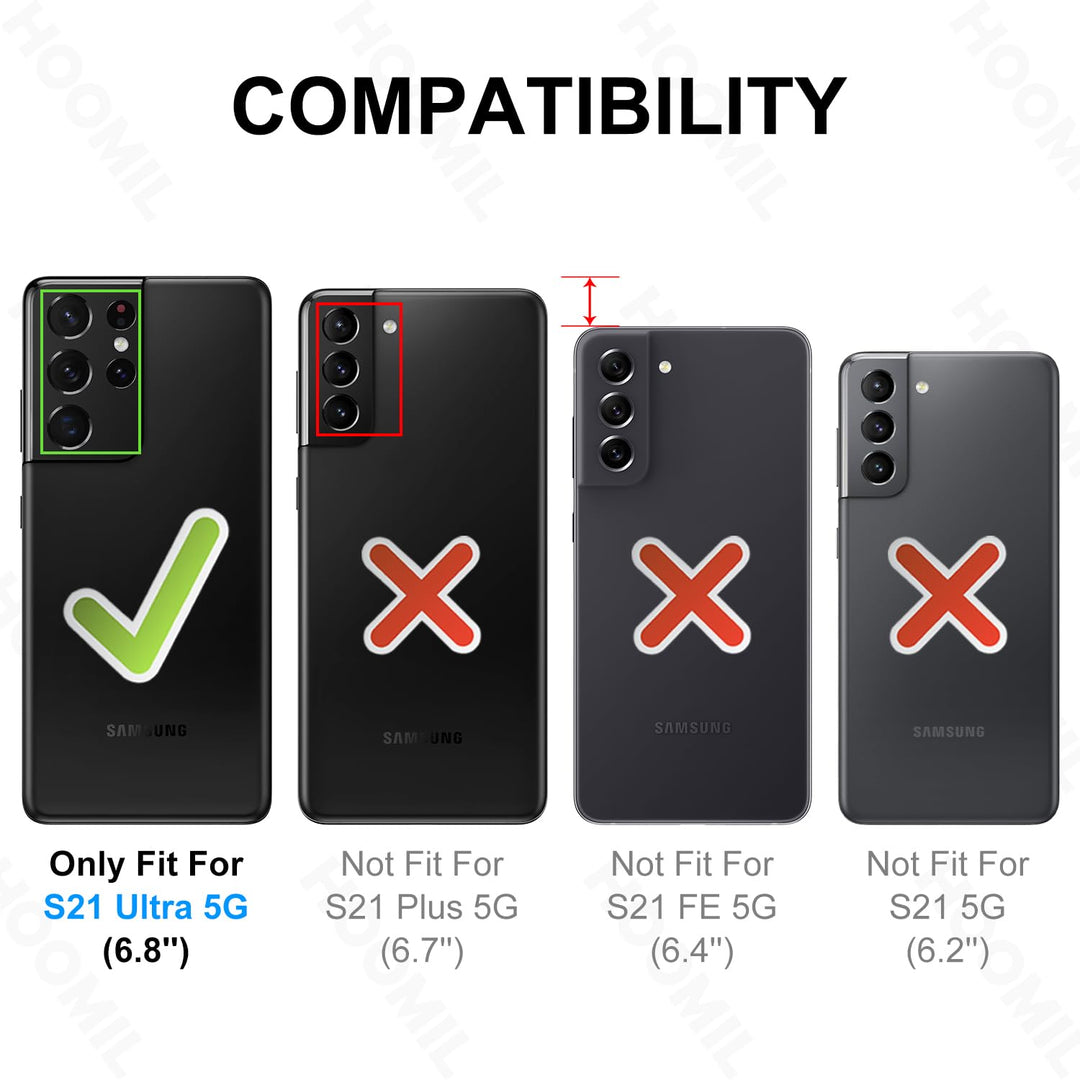 HOOMIL Galaxy S21 Ultra Crystal Case - DOKUTRONIX