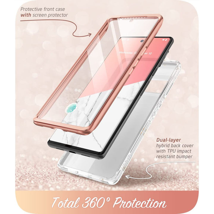 Marble Pink Pixel 6 Pro Case - DOKUTRONIX