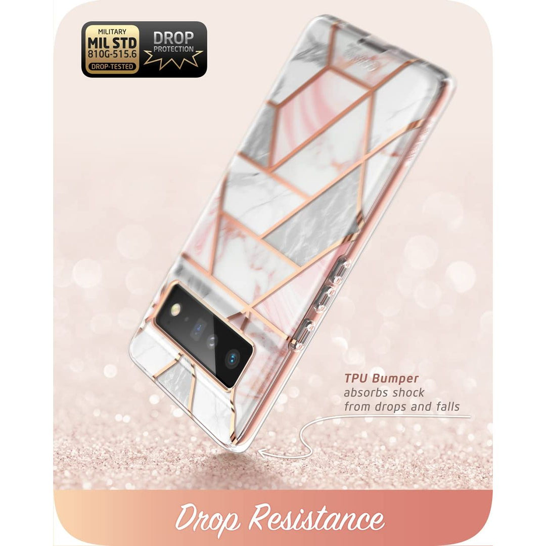 Marble Pink Pixel 6 Pro Case - DOKUTRONIX