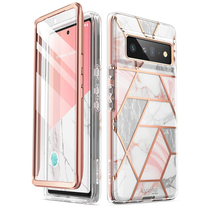 Marble Pink Pixel 6 Pro Case - DOKUTRONIX
