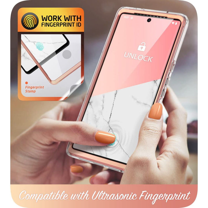 Marble Pink Pixel 6 Pro Case - DOKUTRONIX