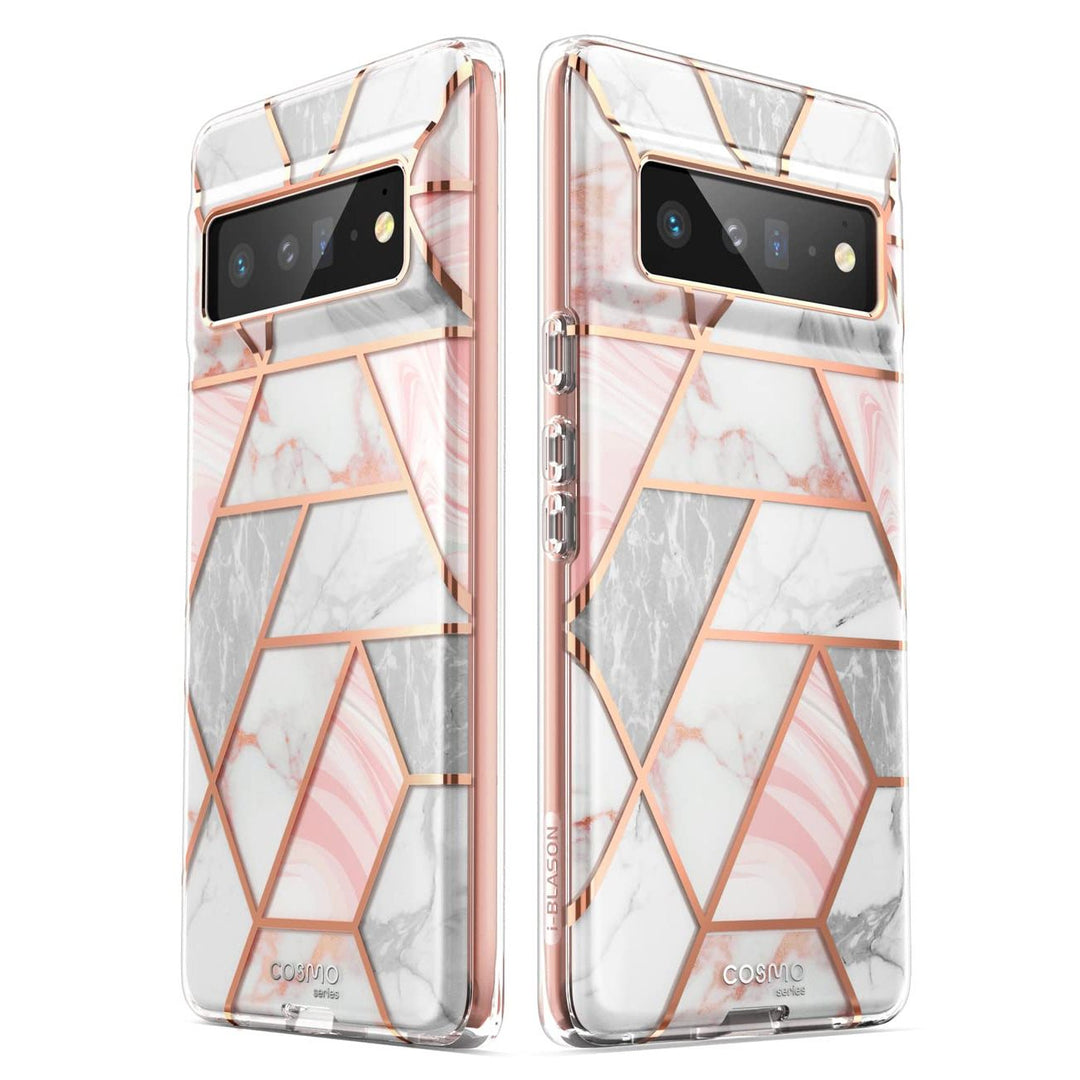 Marble Pink Pixel 6 Pro Case - DOKUTRONIX