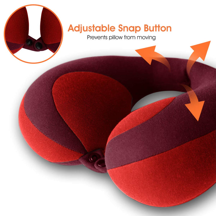 INFANZIA Kids Travel Neck Pillow - Red Supporter - DOKUTRONIX