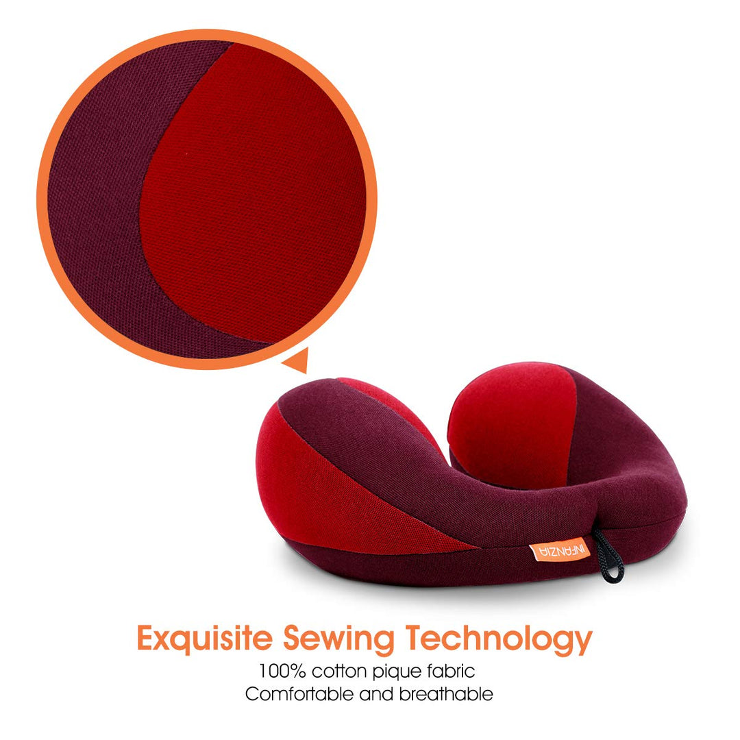 INFANZIA Kids Travel Neck Pillow - Red Supporter - DOKUTRONIX