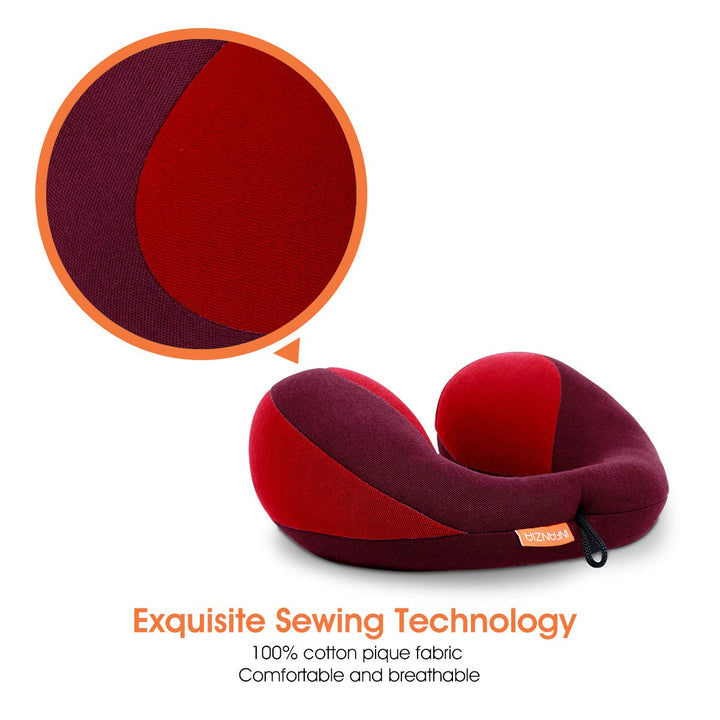 INFANZIA Kids Travel Neck Pillow - Red Supporter - DOKUTRONIX