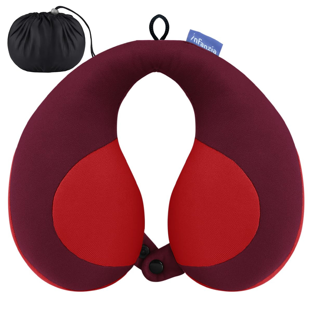 INFANZIA Kids Travel Neck Pillow - Red Supporter - DOKUTRONIX