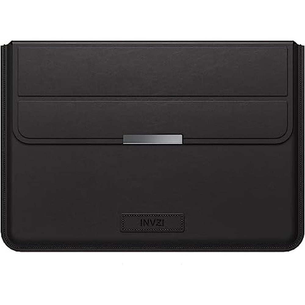 INVZI Vegan Leather MacBook Sleeve with Stand - DOKUTRONIX