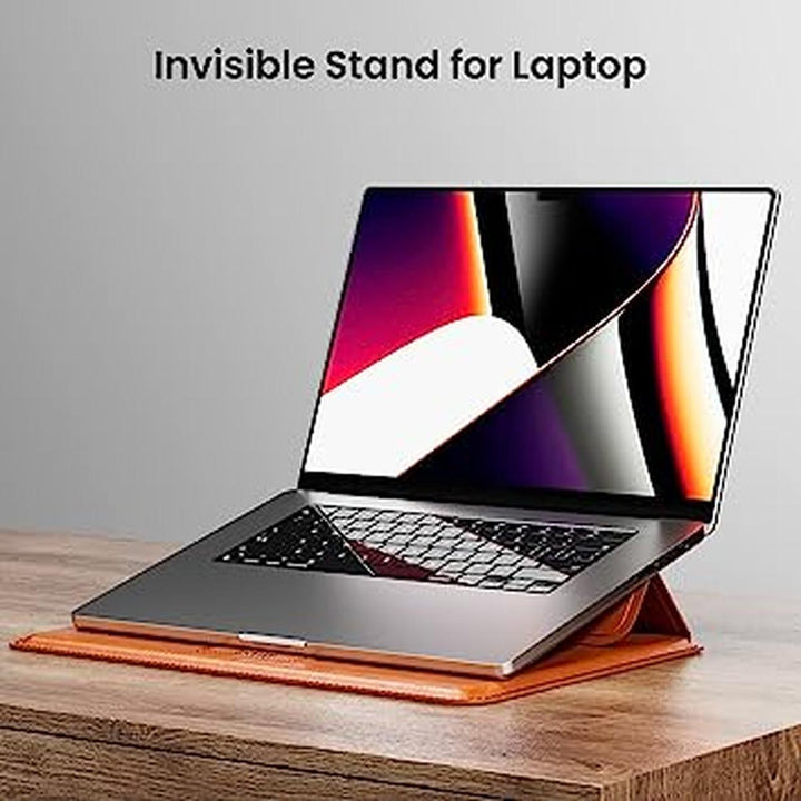 INVZI ProSleeve - M1/Max - Invisible Stand (Saddle Brown) - DOKUTRONIX