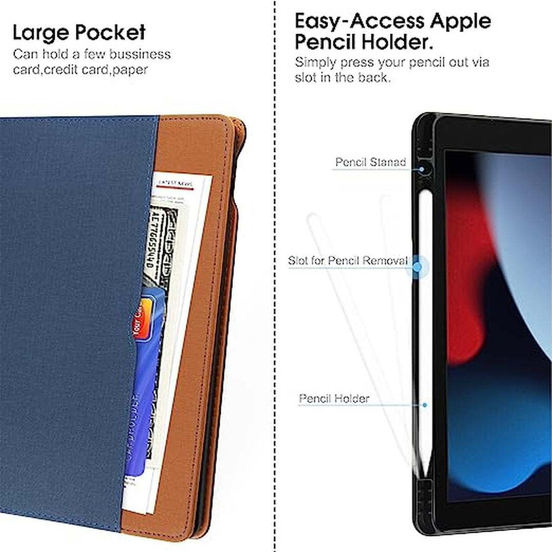 Multi-View iPad Case with Pencil Holder - 10.2 - DOKUTRONIX