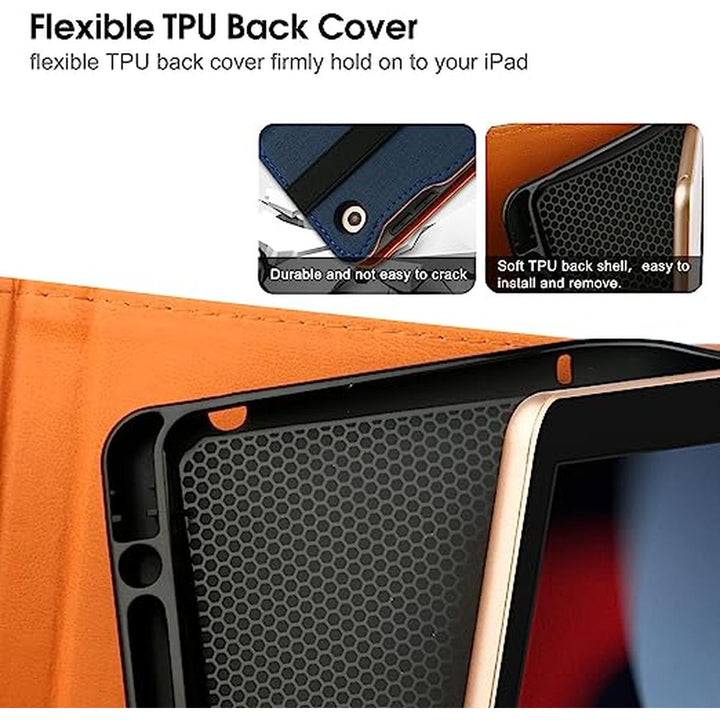 Multi-View iPad Case with Pencil Holder - 10.2 - DOKUTRONIX