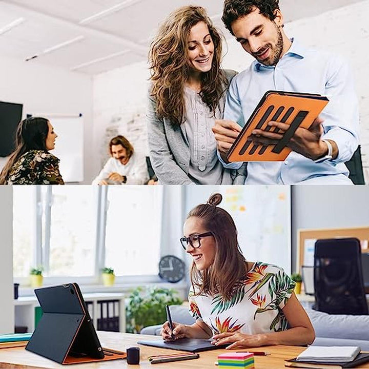 Multi-View iPad Case with Pencil Holder - 10.2 - DOKUTRONIX