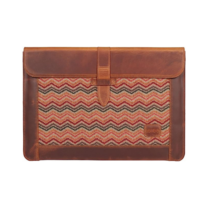 Londo Camel Leather MacBook Sleeve - 14/13/12.9 - DOKUTRONIX