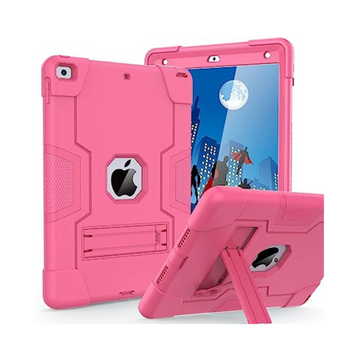 Cantis Case for iPad 9th/8th/7th Generation - Slim Shockproof Rugged Protective Case with Built-in Stand, Pink