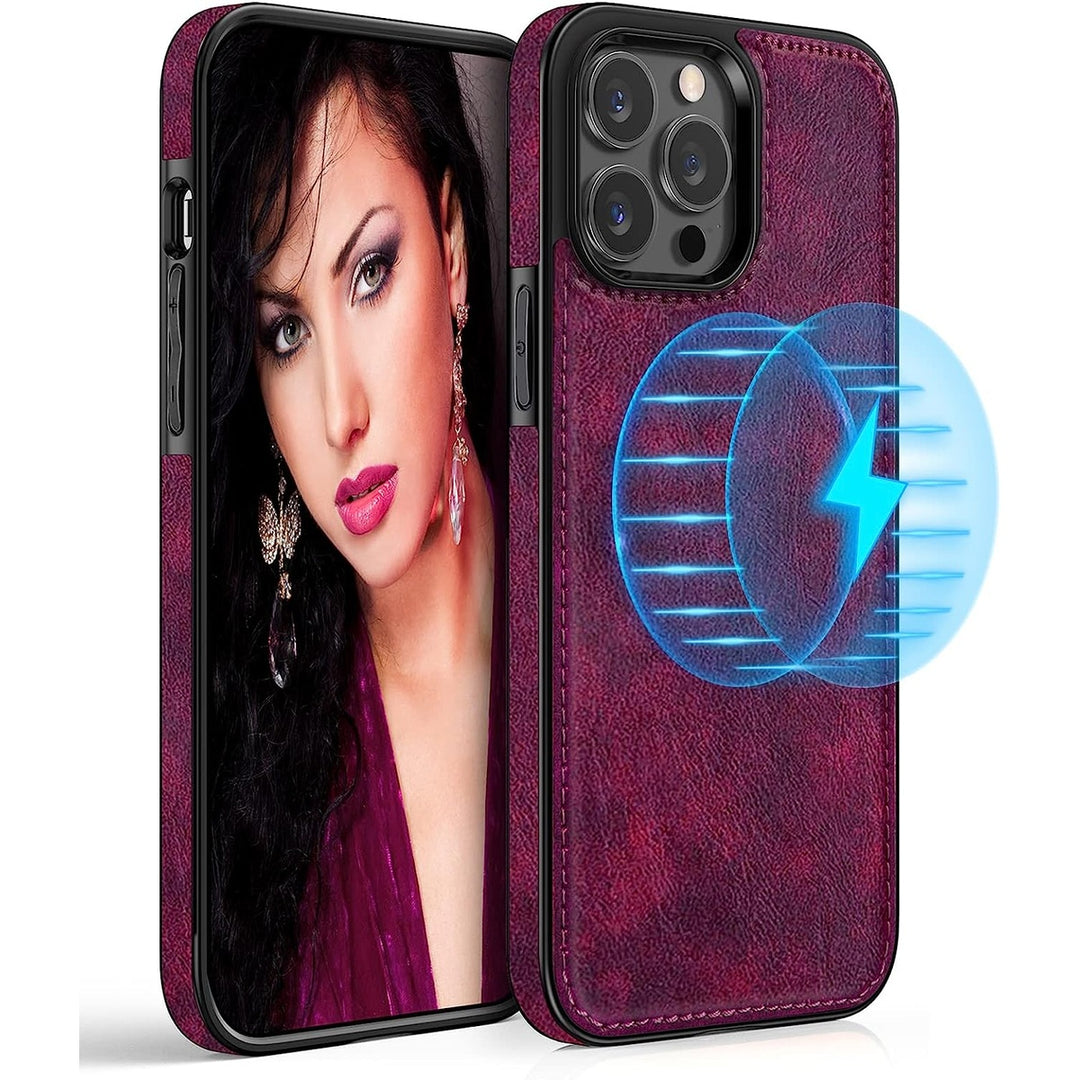 iPhone 14 Pro Luxe Grip Leather Case with MagSafe - DOKUTRONIX