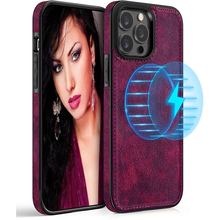 iPhone 14 Pro Luxe Grip Leather Case with MagSafe - DOKUTRONIX