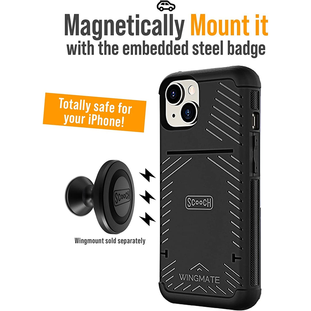 iPhone 14 Armor Wallet: Card Holder & Drop Shield - DOKUTRONIX