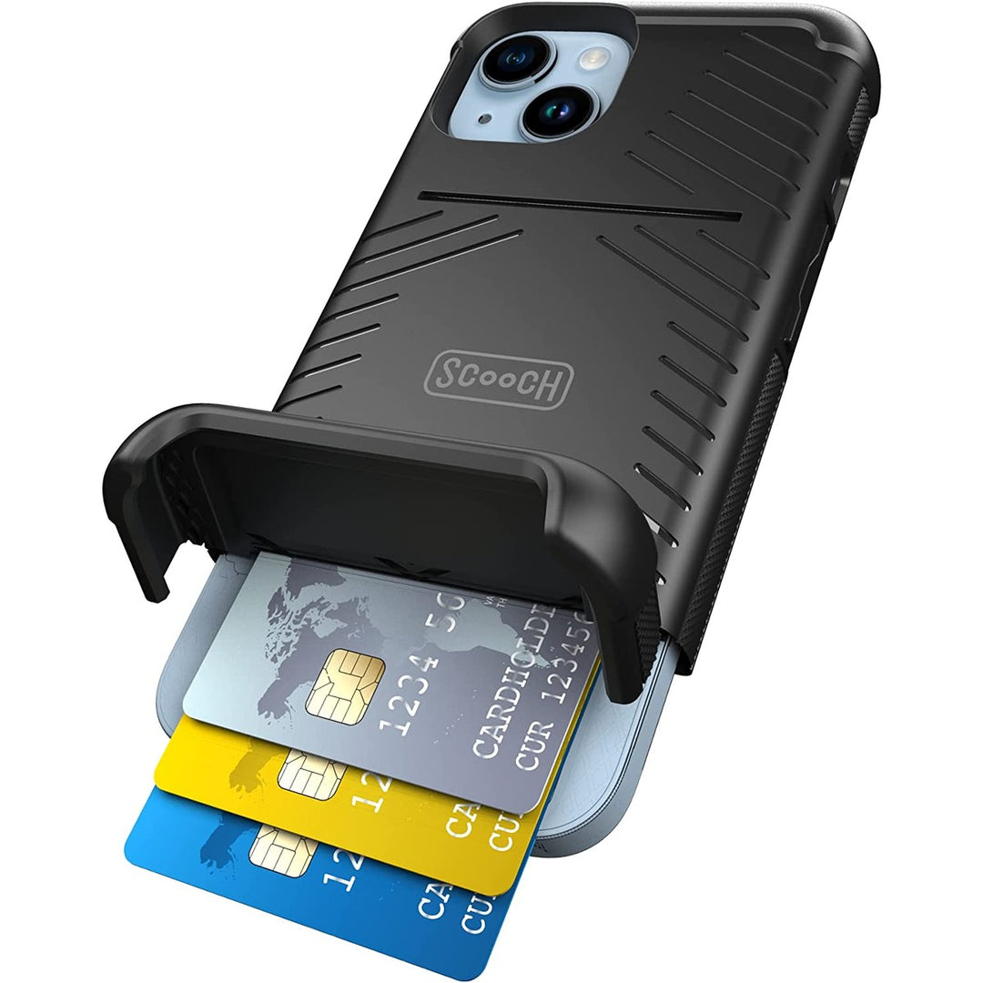iPhone 14 Armor Wallet: Card Holder & Drop Shield - DOKUTRONIX