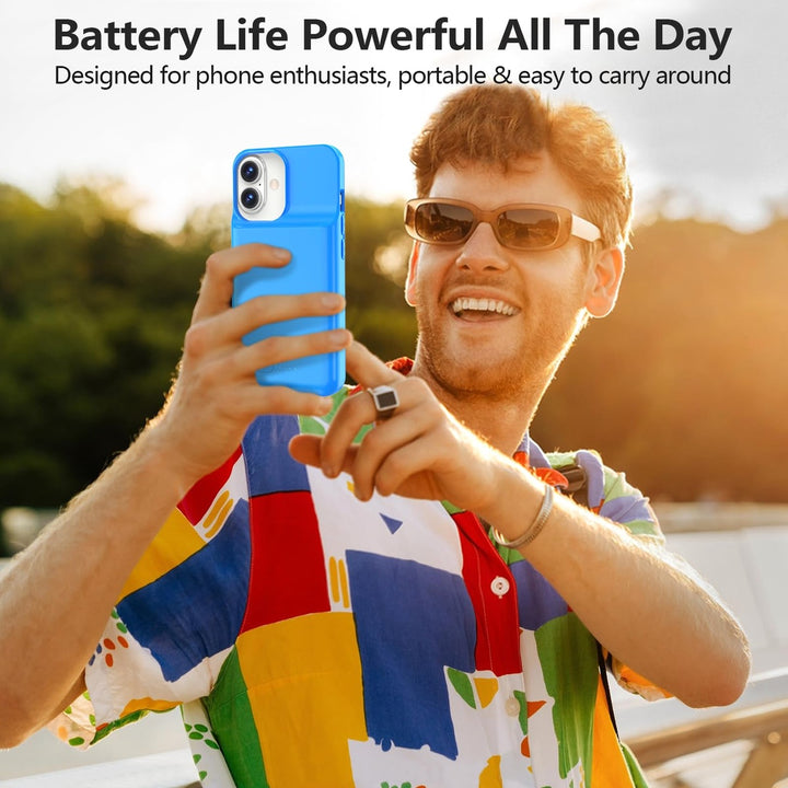 iPhone 16 Pro Max Slim Power Case 8500mAh Black - DOKUTRONIX