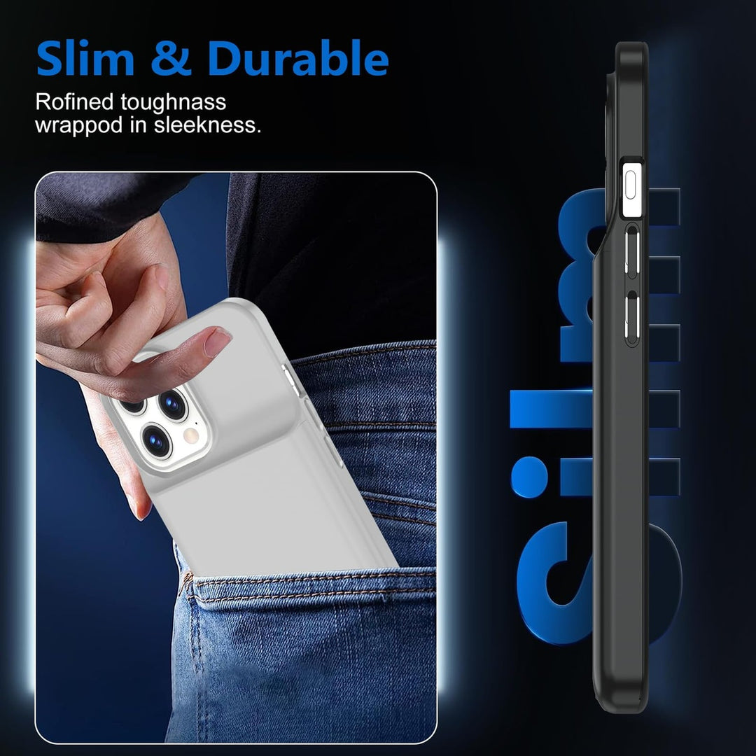 iPhone 16 Pro Max Slim Power Case 8500mAh Black - DOKUTRONIX