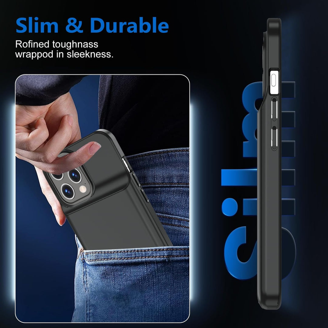 iPhone 16 Pro Max Slim Power Case 8500mAh Black - DOKUTRONIX