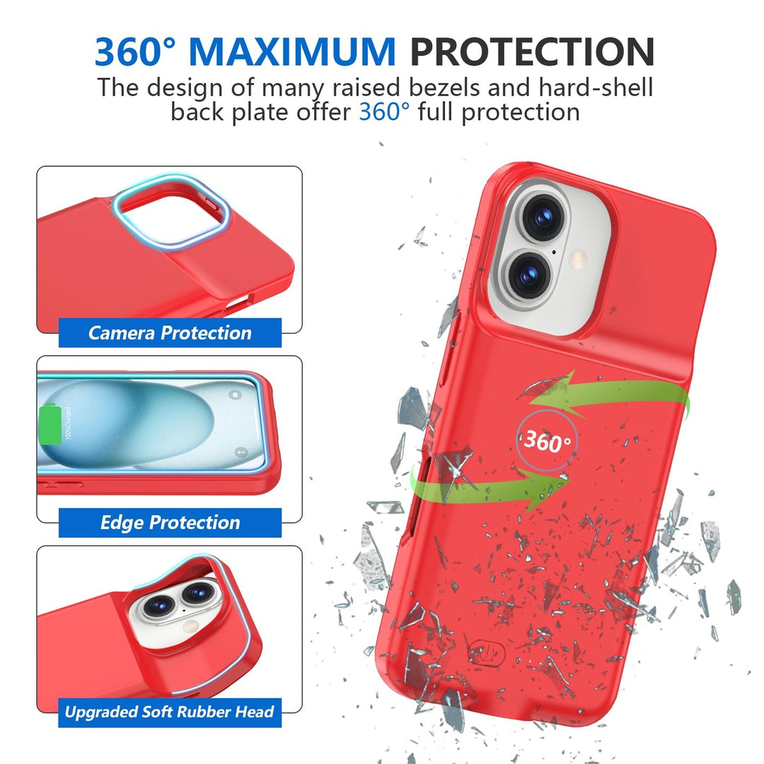 iPhone 16 Pro Max Slim Power Case 8500mAh Black - DOKUTRONIX