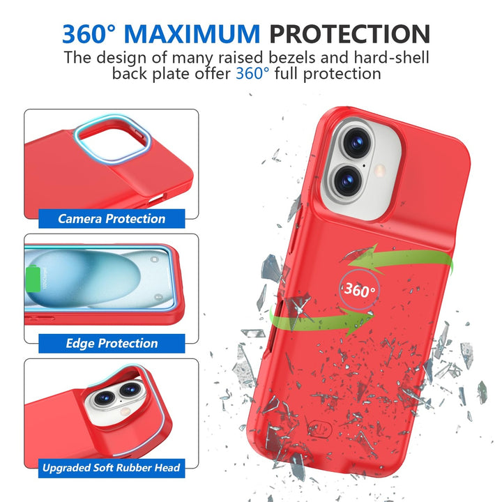 iPhone 16 Pro Max Slim Power Case 8500mAh Black - DOKUTRONIX