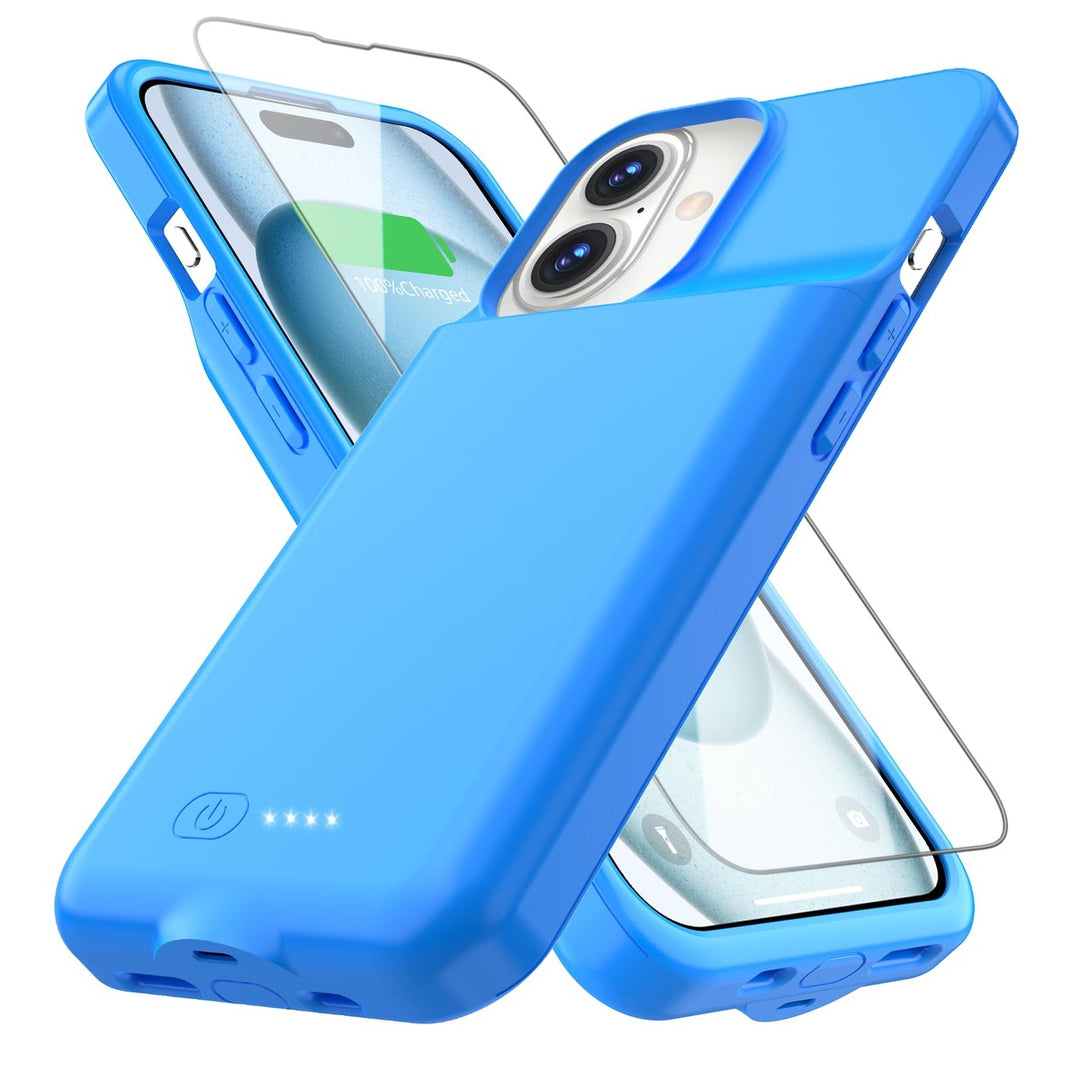 iPhone 16 Pro Max Slim Power Case 8500mAh Black - DOKUTRONIX