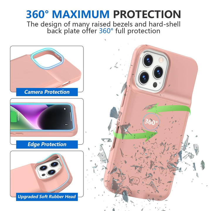 iPhone 16 Pro Max Slim Power Case 8500mAh Black - DOKUTRONIX