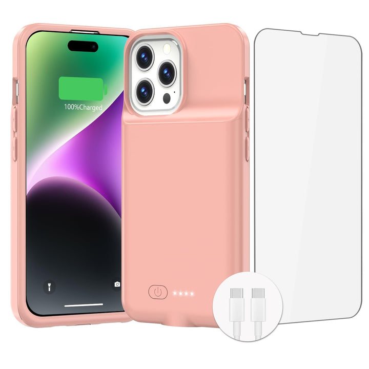 iPhone 16 Pro Max Slim Power Case 8500mAh Black - DOKUTRONIX