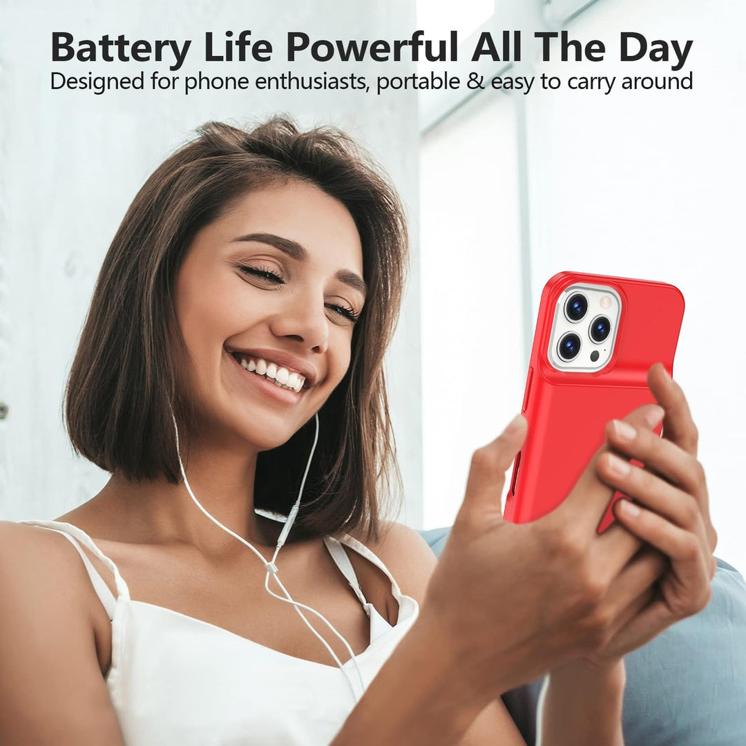 iPhone 16 Pro Max Slim Power Case 8500mAh Black - DOKUTRONIX