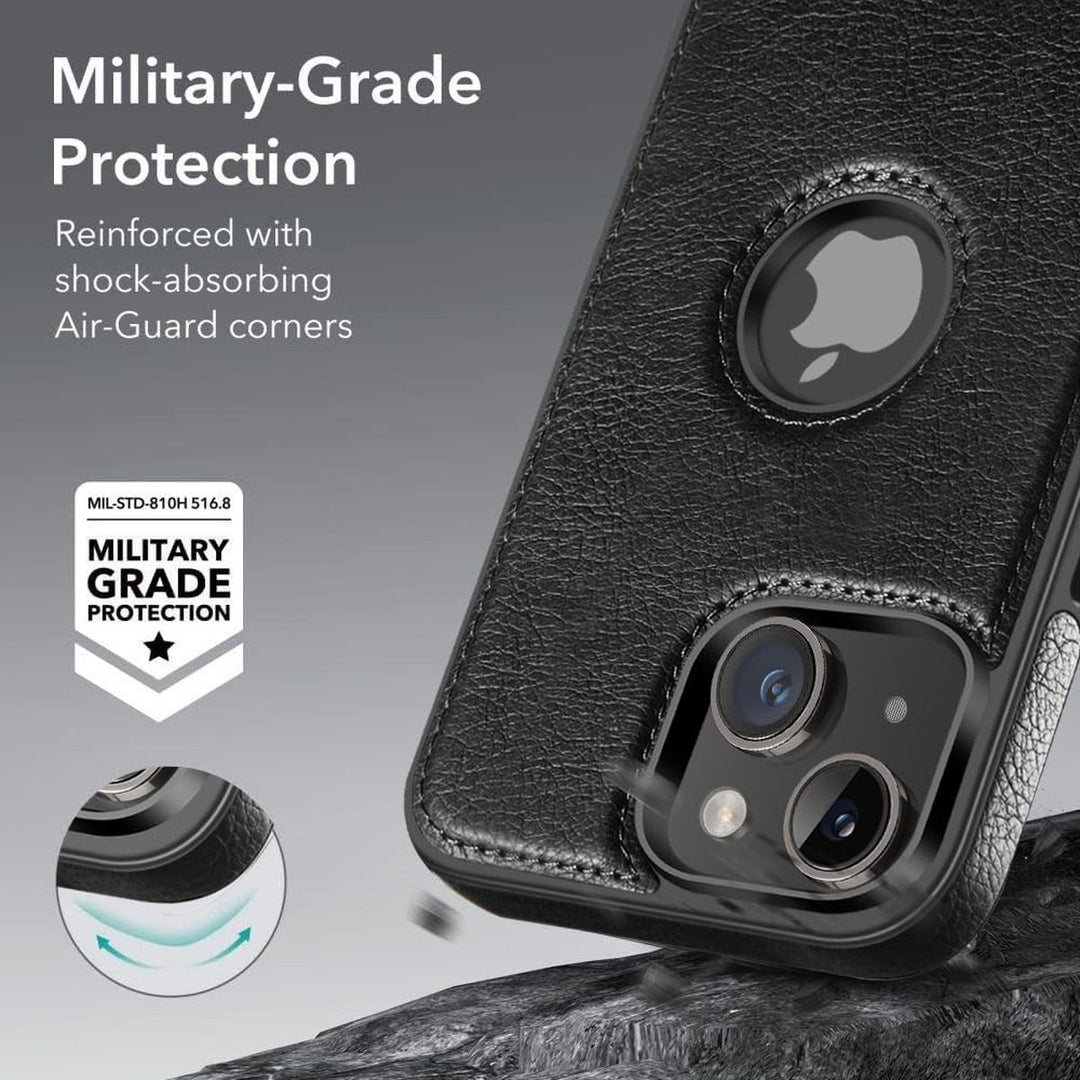 iPhone 16 Pro Max Brown Leather MagSafe Case with Kickstand - DOKUTRONIX