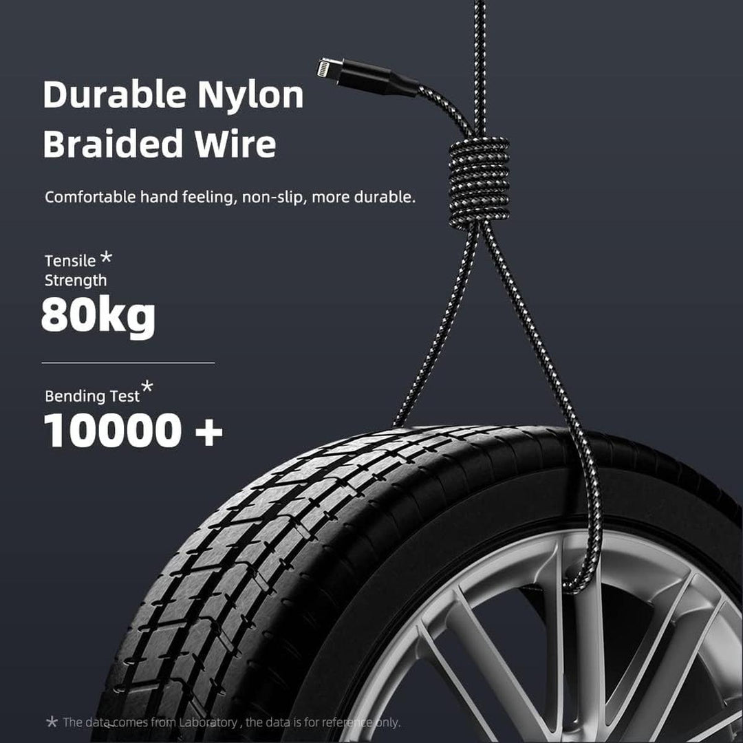 iPhone 10FT MFi Certified Charger 3-Pack - DOKUTRONIX