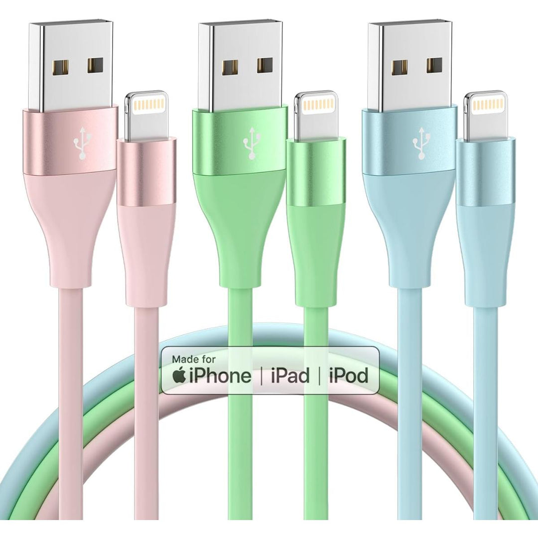 iPower 3-Pack 10FT MFi Lightning Cables - DOKUTRONIX