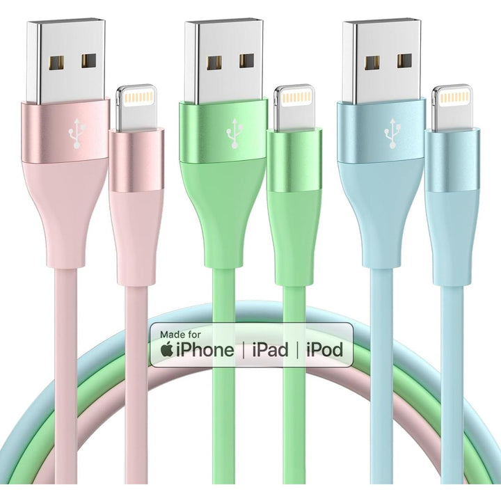 iPower 3-Pack 10FT MFi Lightning Cables - DOKUTRONIX