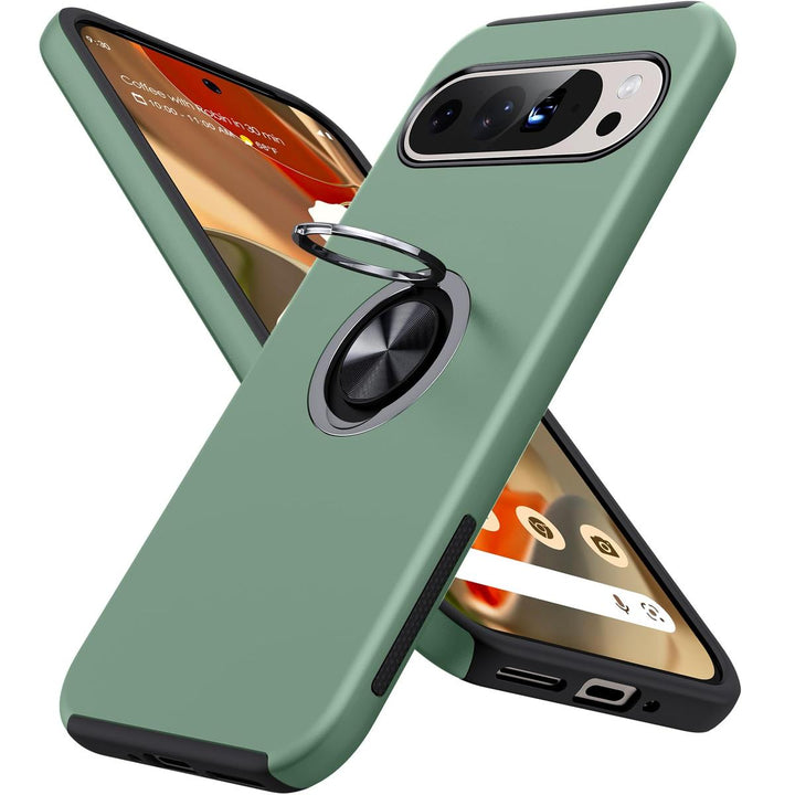 JAME Slim Shockproof Case for Pixel 9 Pro XL - Alpine Green - DOKUTRONIX