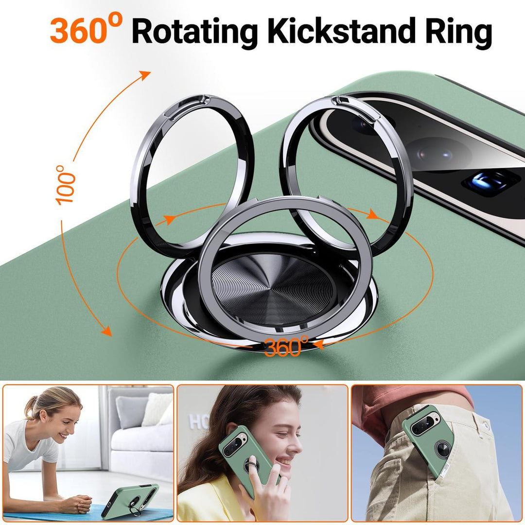 JAME Slim Shockproof Case for Pixel 9 Pro XL - Alpine Green - DOKUTRONIX