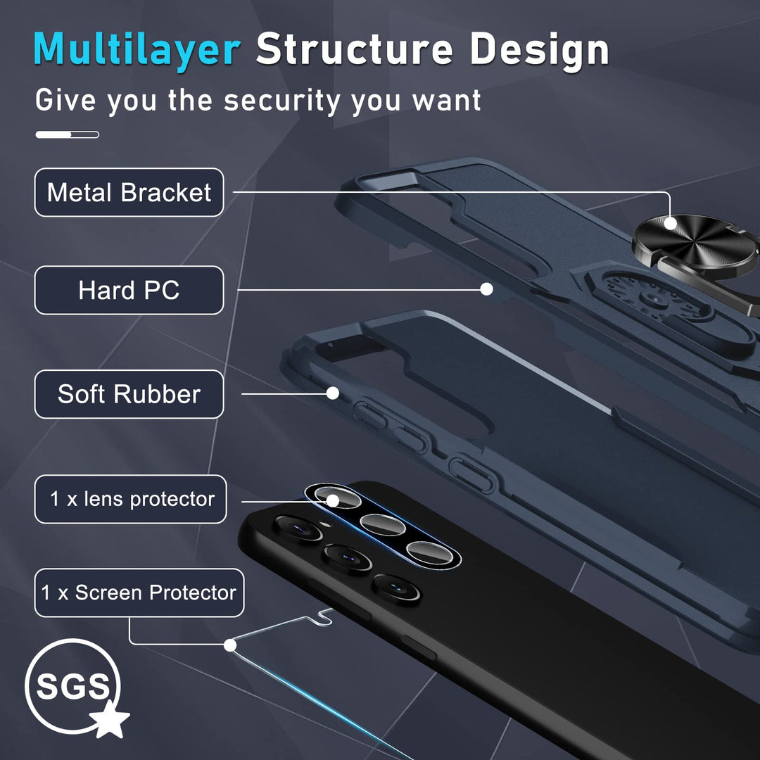 Galaxy S23+ Janmitta Case with Screen Protector - DOKUTRONIX