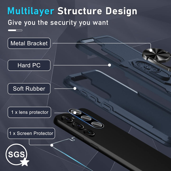 Galaxy S23+ Janmitta Case with Screen Protector - DOKUTRONIX
