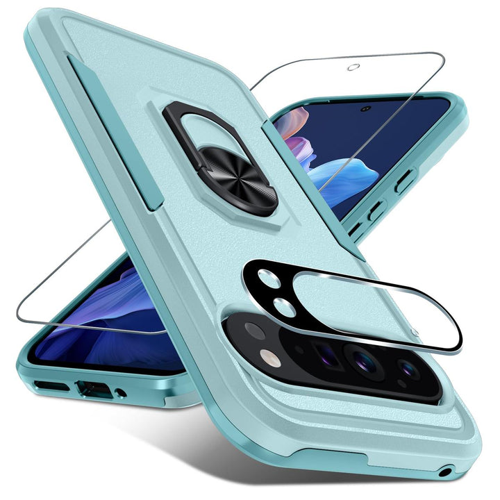 Janmitta Mint Green Heavy-Duty Pixel 9 Pro XL Case - DOKUTRONIX
