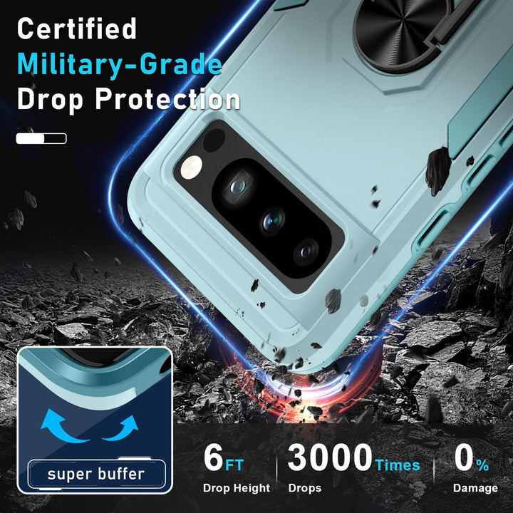 Janmitta Mint Green Pixel 8 Pro Heavy Duty Case - DOKUTRONIX