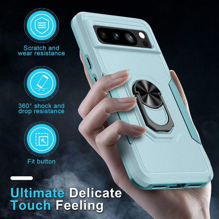 Janmitta Mint Green Pixel 8 Pro Heavy Duty Case - DOKUTRONIX