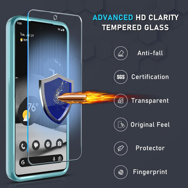 Janmitta Mint Green Pixel 8 Pro Heavy Duty Case - DOKUTRONIX