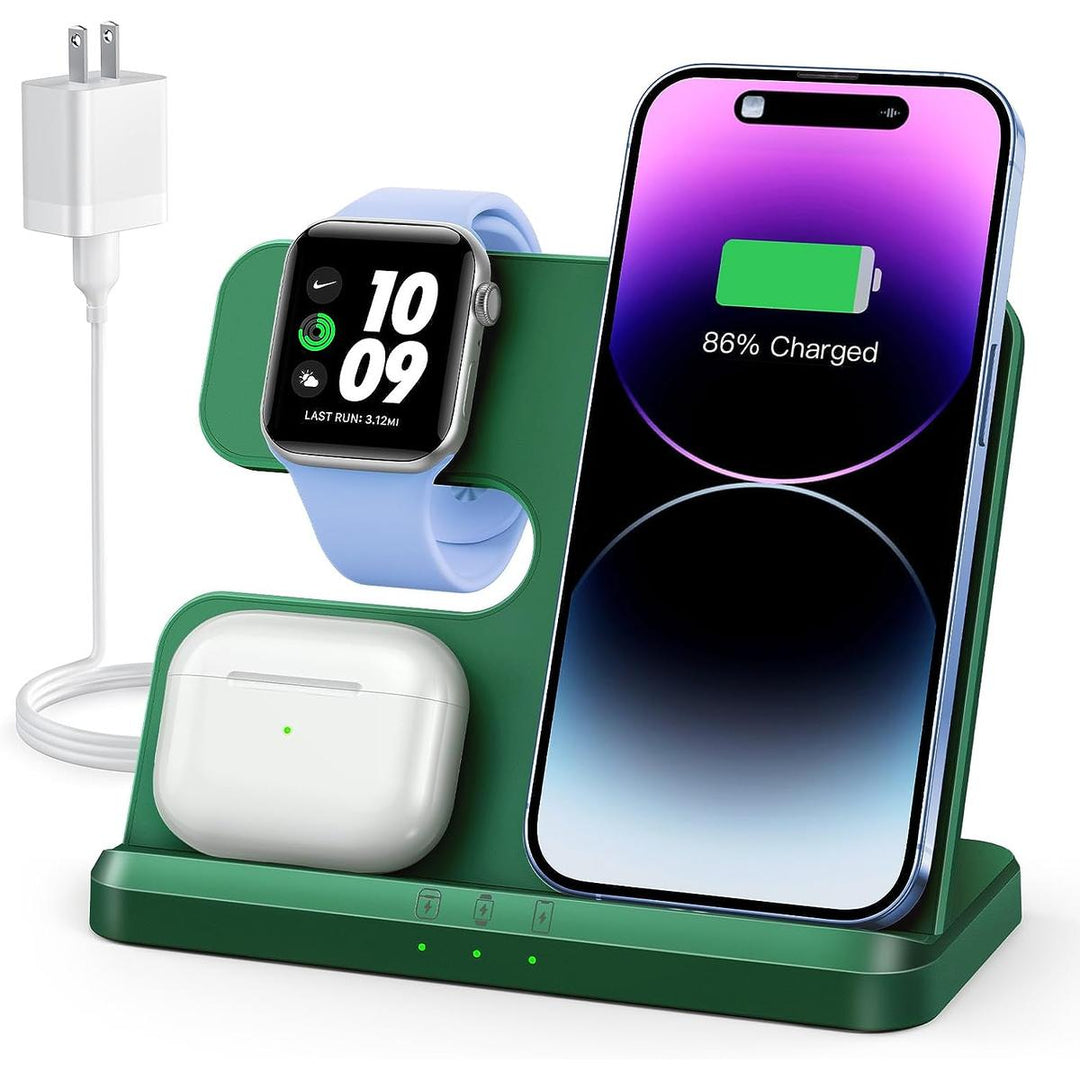 JARGOU Trio Charger - Green - DOKUTRONIX