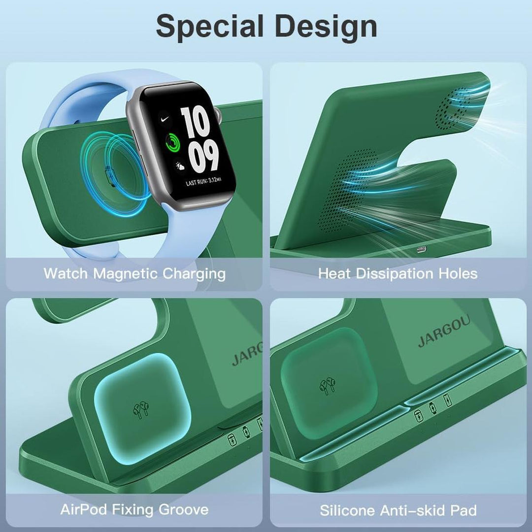 JARGOU Trio Charger - Green - DOKUTRONIX