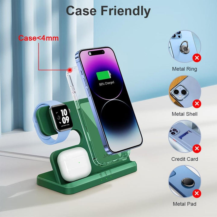 JARGOU Trio Charger - Green - DOKUTRONIX